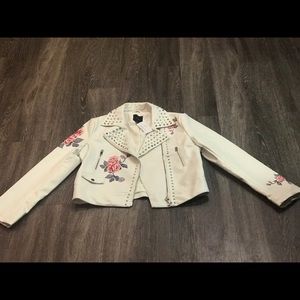 Forever 21 studded leather jacket